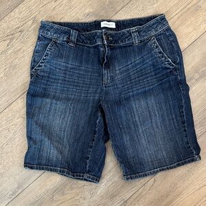 Liz Claiborne Dark Blue Jean Shorts